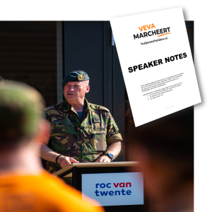 SPEAKER NOTES - ter ondersteuning van de toespraken bij de defilé's